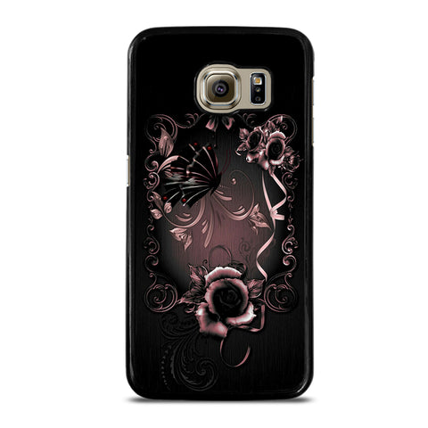 Gothic Rose Flower Samsung Galaxy S6 Case