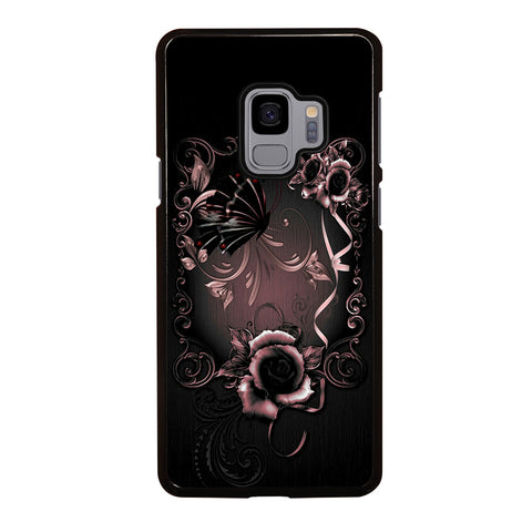 Gothic Rose Flower Samsung Galaxy S9 Case