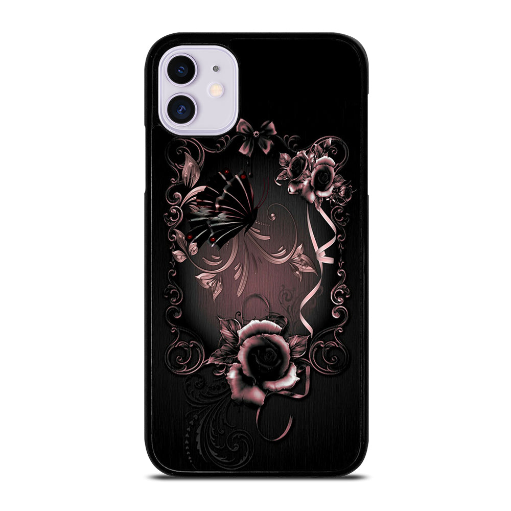 Gothic Rose Flower iPhone 11 Case