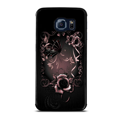 Gothic Rose Flower Samsung Galaxy S6 Edge Case