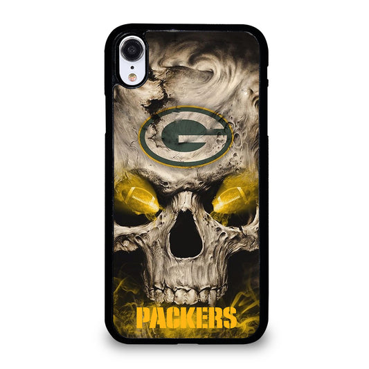 Green Bay Packers Skull iPhone XR Case
