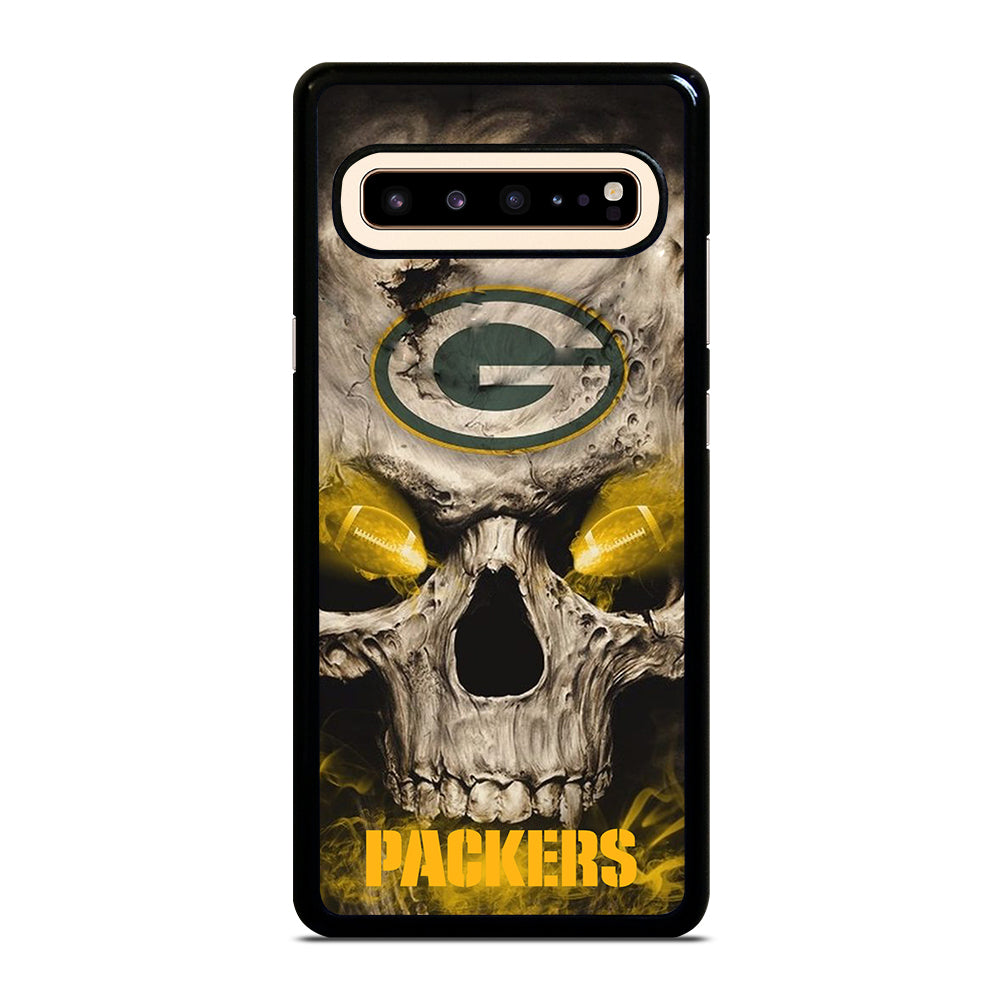 Green Bay Packers Skull Samsung Galaxy S10 5G Case