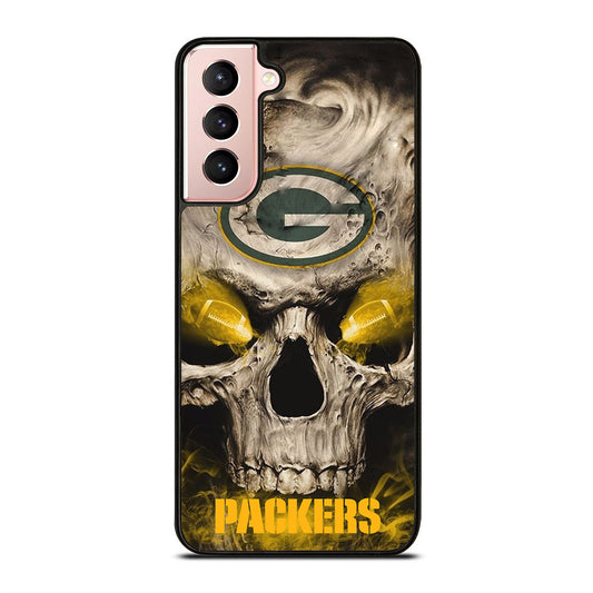 Green Bay Packers Skull Samsung Galaxy S21 5G Case