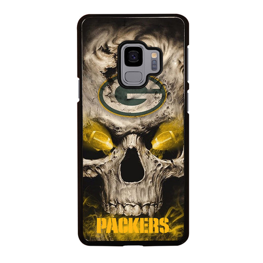 Green Bay Packers Skull Samsung Galaxy S9 Case