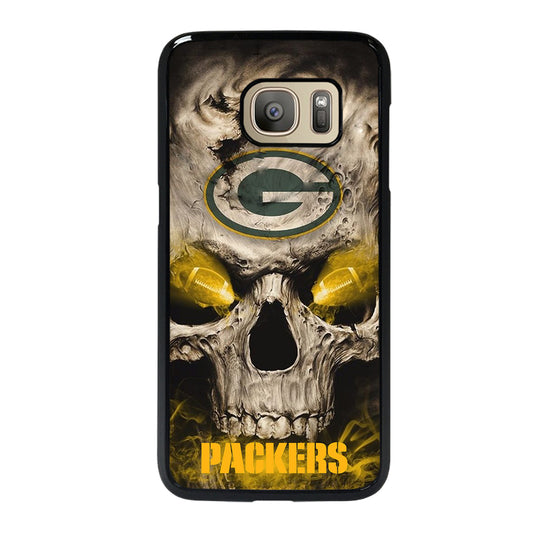 Green Bay Packers Skull Samsung Galaxy S7 Case
