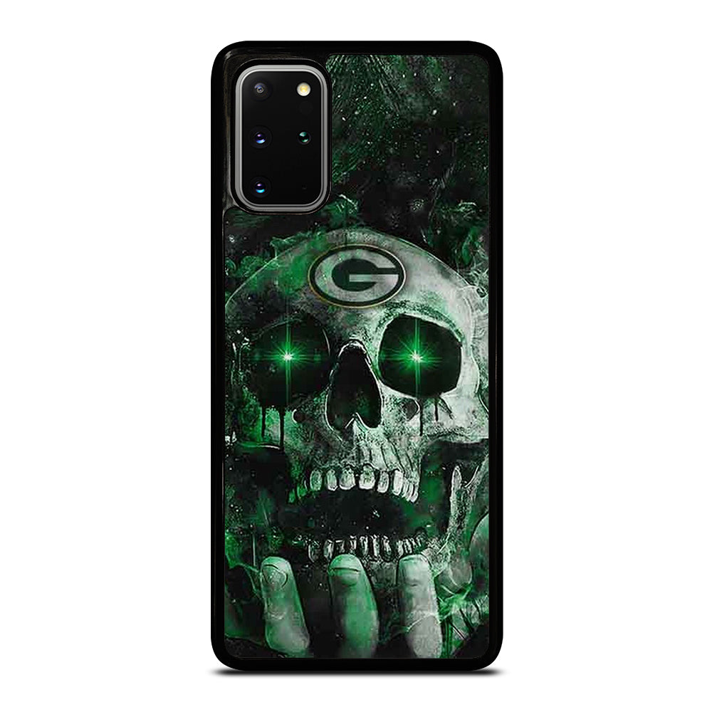 Green Bay Skull On Hand Samsung Galaxy S20 Plus / S20 Plus 5G Case