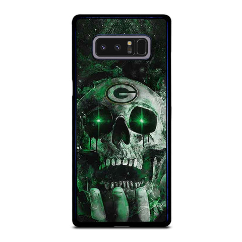 Green Bay Skull On Hand Samsung Galaxy Note 8 Case