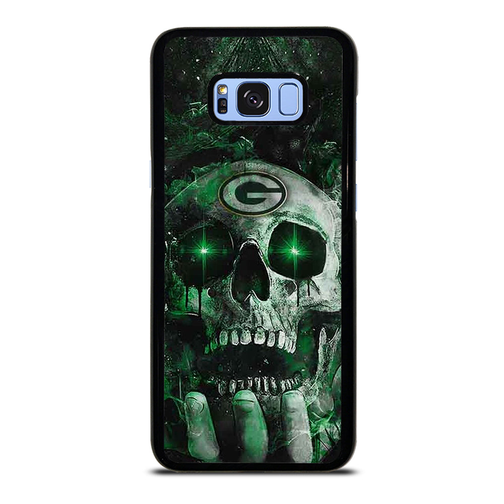 Green Bay Skull On Hand Samsung Galaxy S8 Plus Case