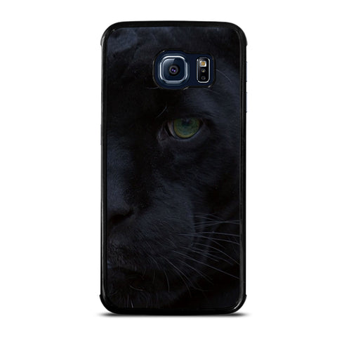 HALF FACE BLACK PANTHER Samsung Galaxy S6 Edge Case