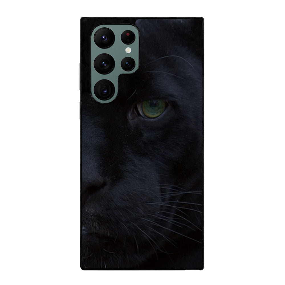 HALF FACE BLACK PANTHER Samsung Galaxy S22 Ultra 5G Case