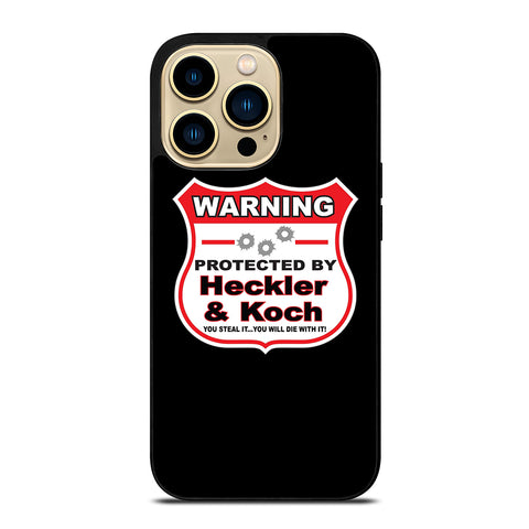 HECKLER & KOCH WARNING iPhone 14 Pro Max Case