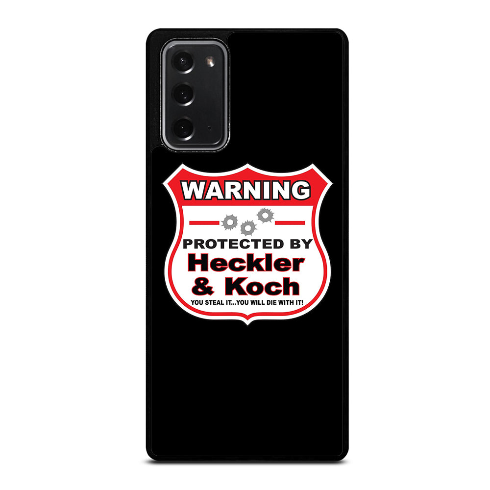 HECKLER & KOCH WARNING Samsung Galaxy Note 20 Case