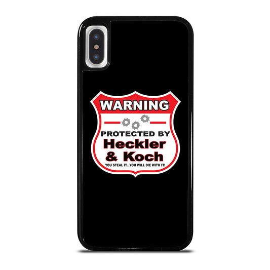 HECKLER & KOCH WARNING iPhone X / XS Case