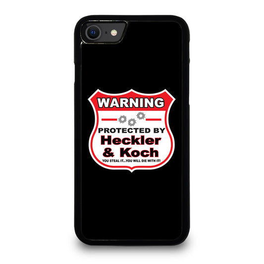HECKLER & KOCH WARNING iPhone SE 2020 Case