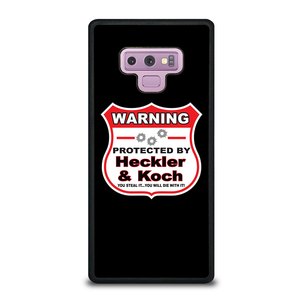 HECKLER & KOCH WARNING Samsung Galaxy Note 9 Case