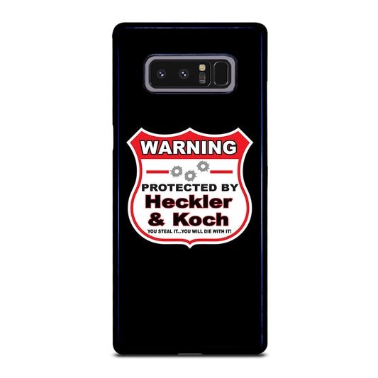 HECKLER & KOCH WARNING Samsung Galaxy Note 8 Case