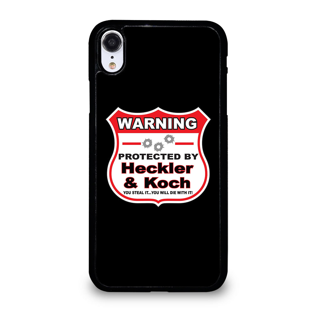 HECKLER & KOCH WARNING iPhone XR Case