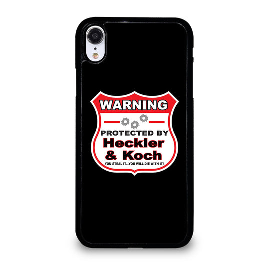 HECKLER & KOCH WARNING iPhone XR Case