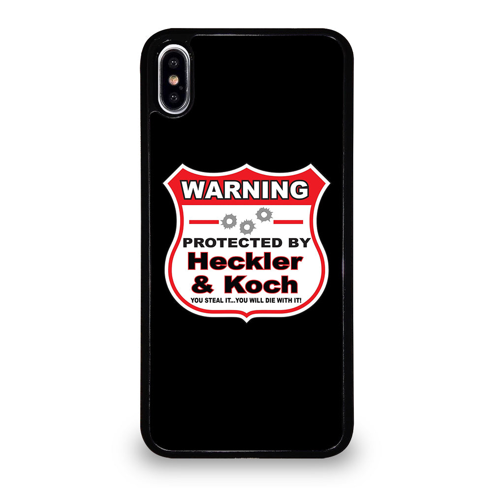 HECKLER & KOCH WARNING iPhone XS Max Case