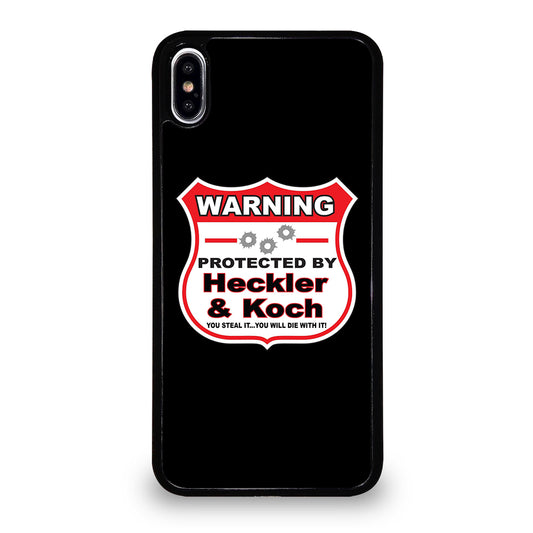 HECKLER & KOCH WARNING iPhone XS Max Case