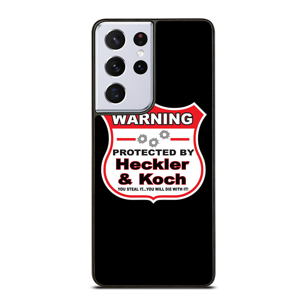 HECKLER & KOCH WARNING Samsung Galaxy S21 Ultra 5G Case