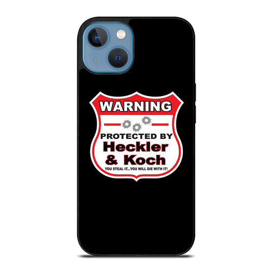 HECKLER & KOCH WARNING iPhone 13 Case