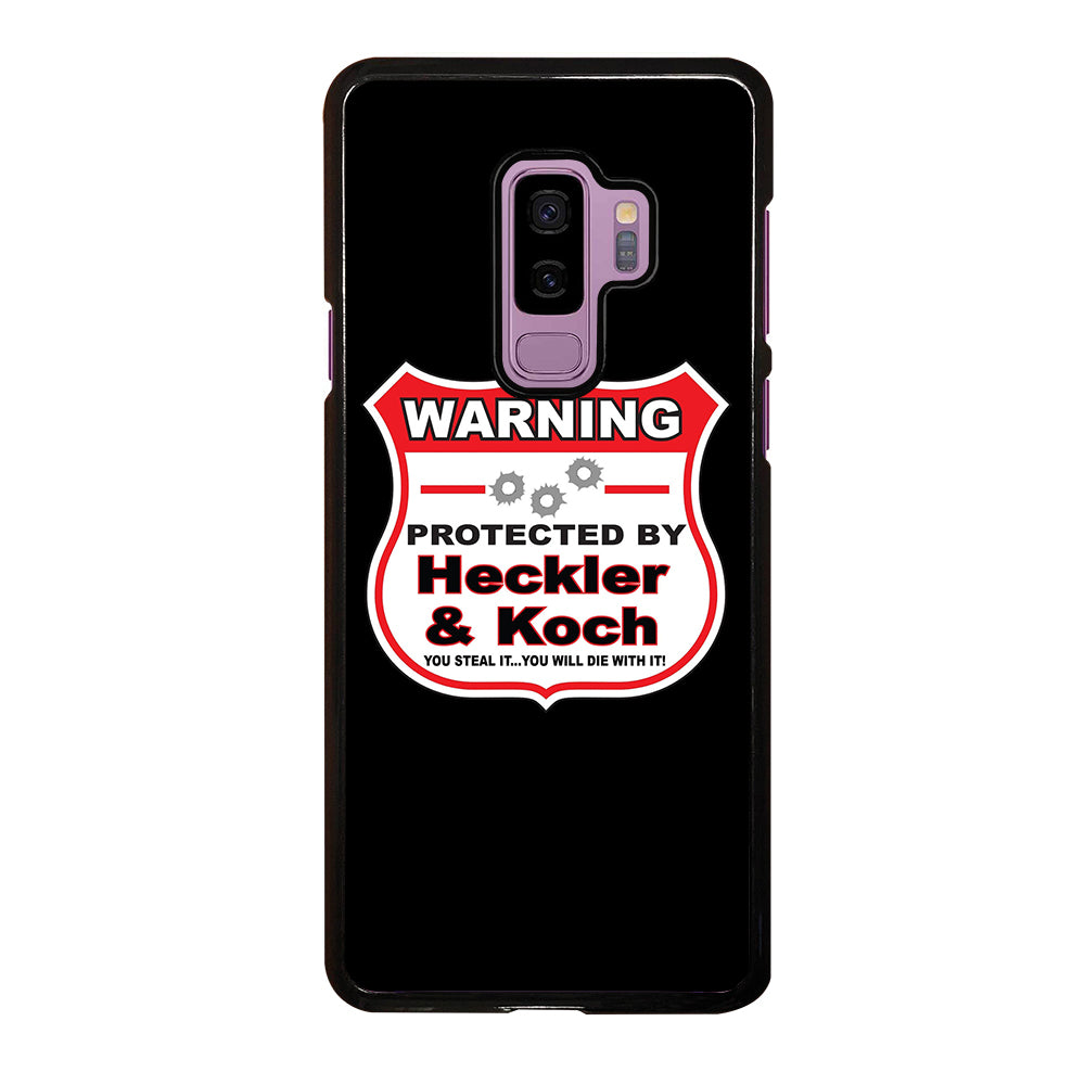 HECKLER & KOCH WARNING Samsung Galaxy S9 Plus Case