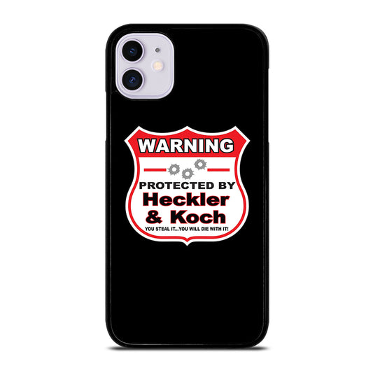 HECKLER & KOCH WARNING iPhone 11 Case