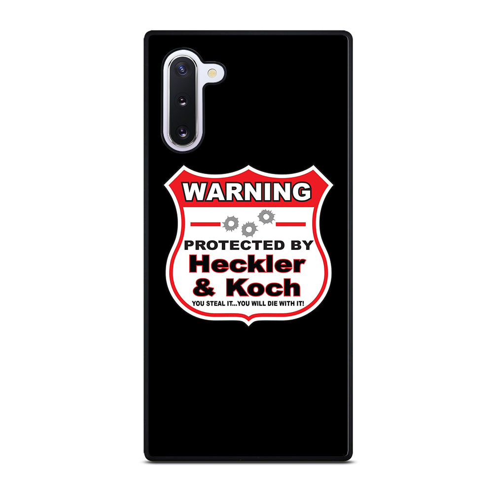 HECKLER & KOCH WARNING Samsung Galaxy Note 10 Case