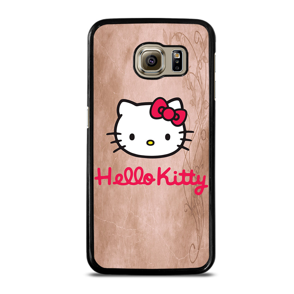 HELLO KITTY FACE Samsung Galaxy S6 Case