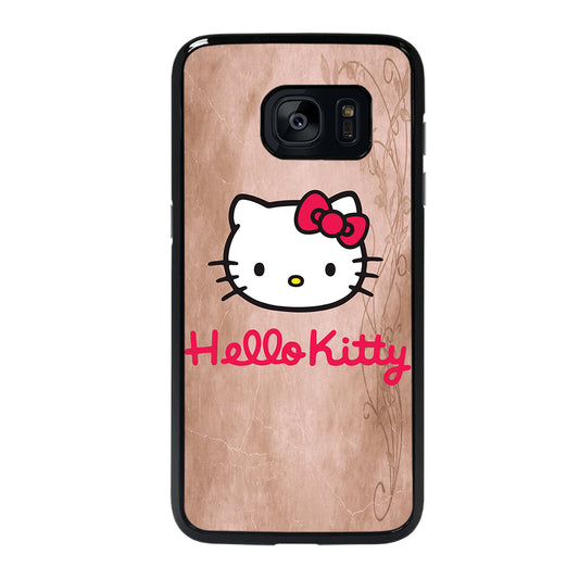 HELLO KITTY FACE Samsung Galaxy S7 Edge Case