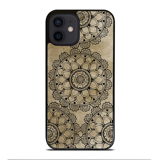 HENNA MANDALA DESIGN iPhone 12 Mini Case