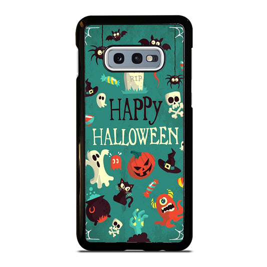 Happy Halloween Pumpkin Collage Samsung Galaxy S10e Case