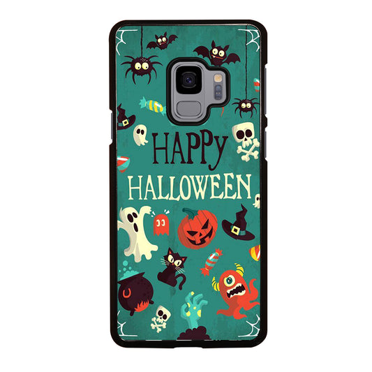 Happy Halloween Pumpkin Collage Samsung Galaxy S9 Case