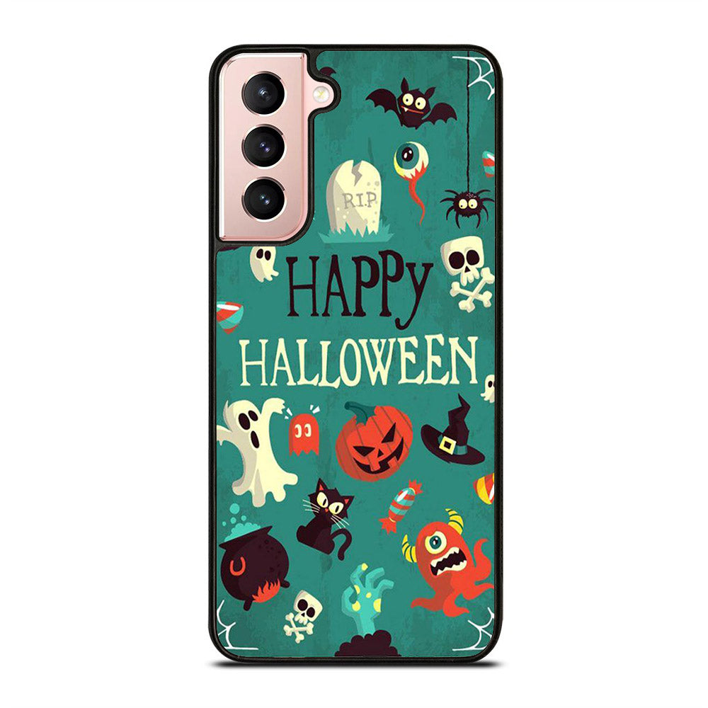 Happy Halloween Pumpkin Collage Samsung Galaxy S21 5G Case