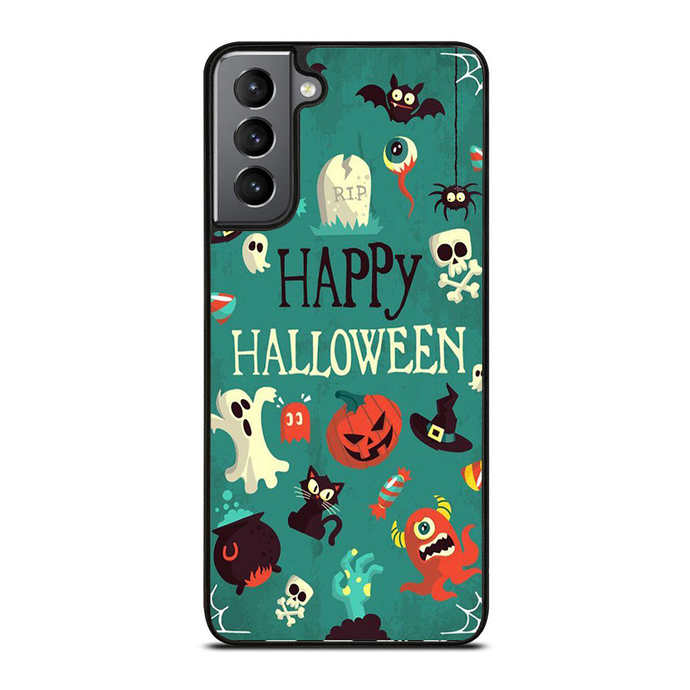 Happy Halloween Pumpkin Collage Samsung Galaxy S21 Plus 5G Case