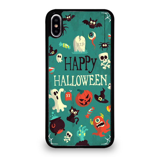 Happy Halloween Pumpkin Collage iPhone XS Max Case