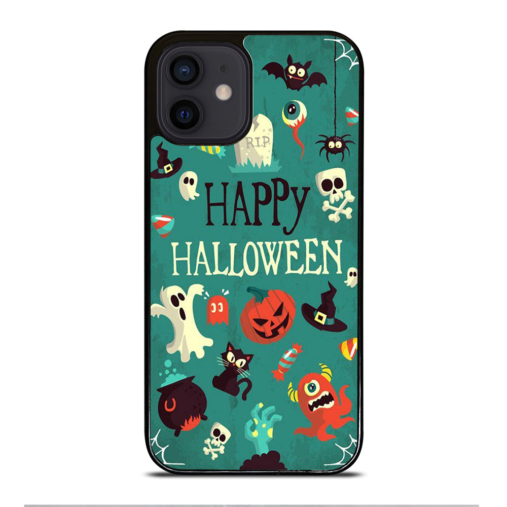 Happy Halloween Pumpkin Collage iPhone 12 Mini Case