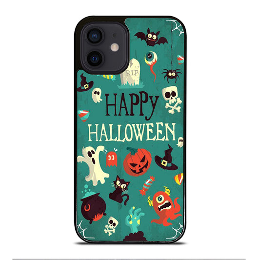 Happy Halloween Pumpkin Collage iPhone 12 Mini Case