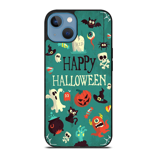 Happy Halloween Pumpkin Collage iPhone 13 Case