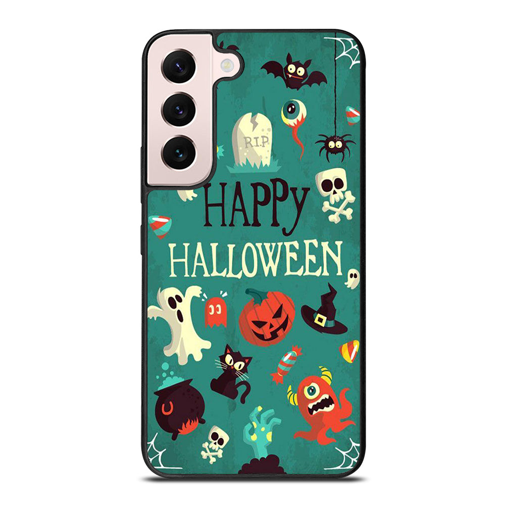 Happy Halloween Pumpkin Collage Samsung Galaxy S22 Plus 5G Case