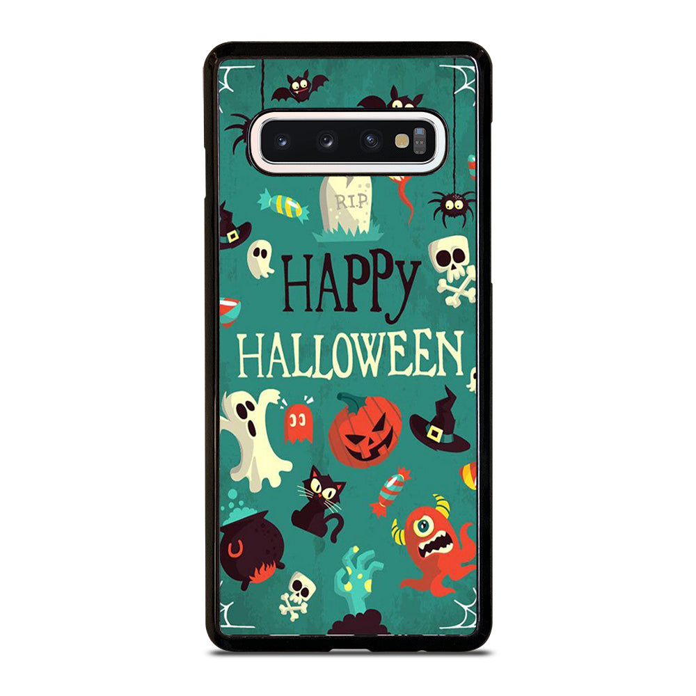 Happy Halloween Pumpkin Collage Samsung Galaxy S10 Case