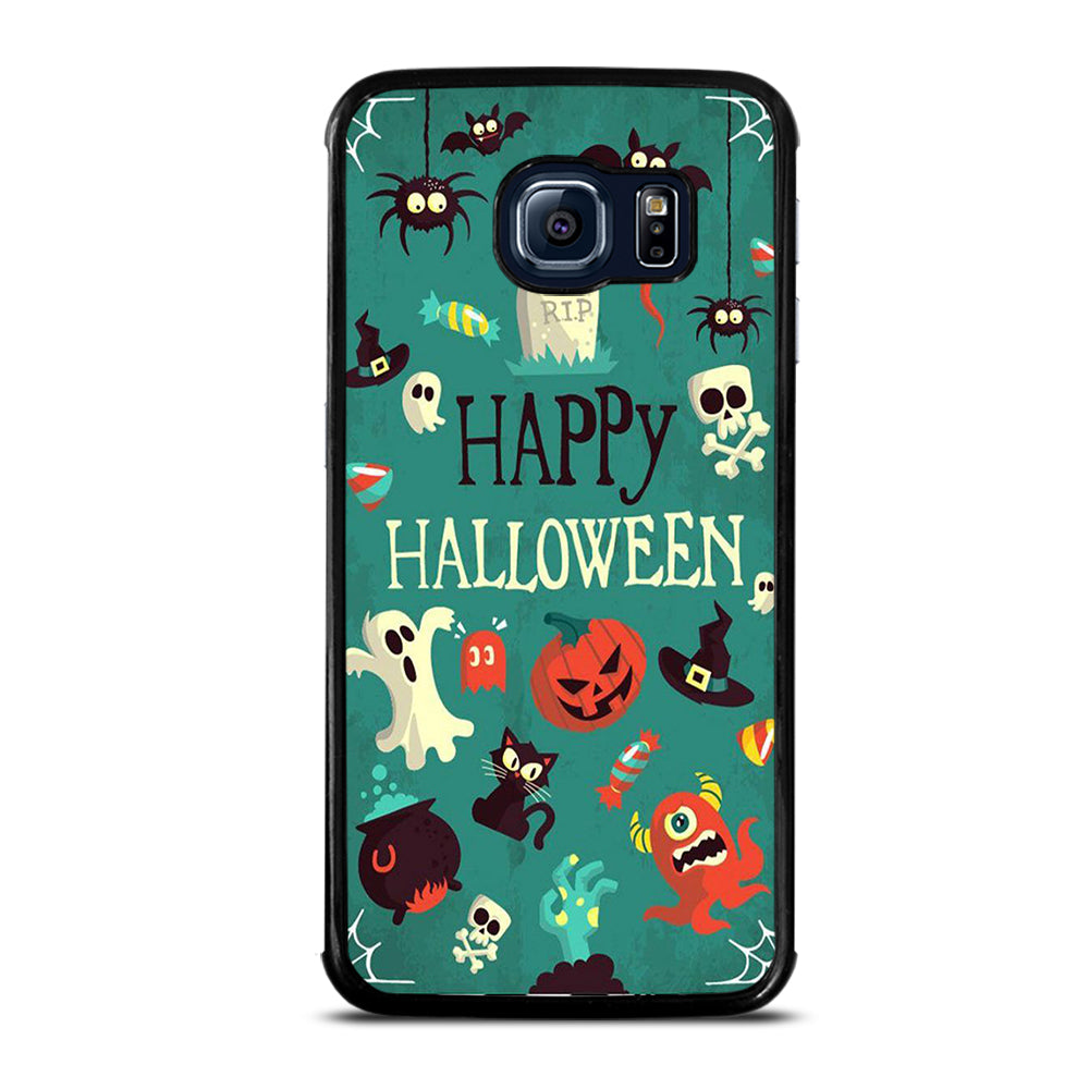 Happy Halloween Pumpkin Collage Samsung Galaxy S6 Edge Case