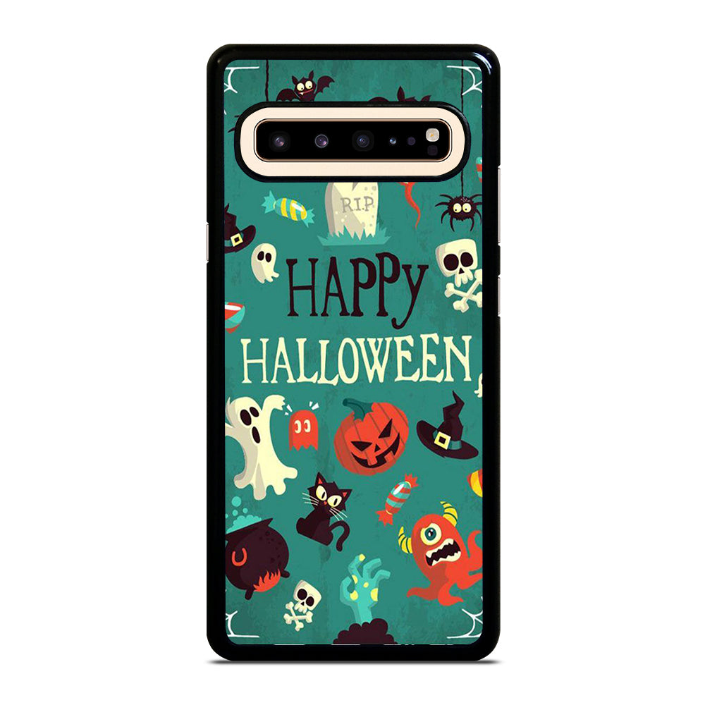 Happy Halloween Pumpkin Collage Samsung Galaxy S10 5G Case