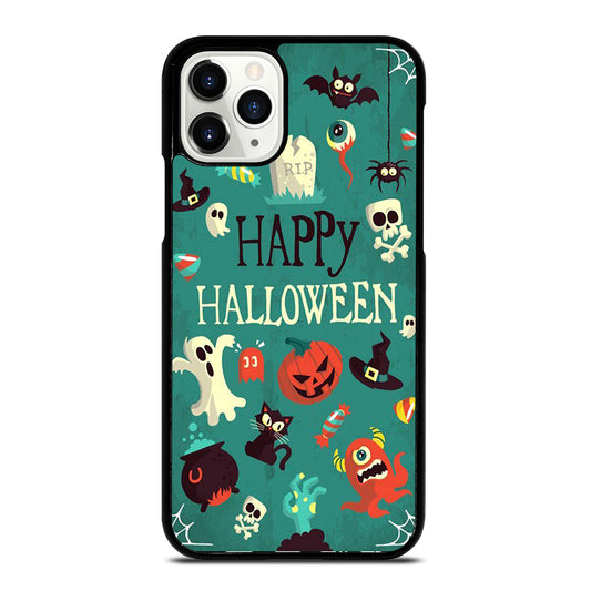 Happy Halloween Pumpkin Collage iPhone 11 Pro Case