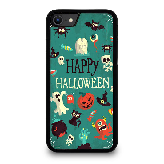 Happy Halloween Pumpkin Collage iPhone SE 2020 Case