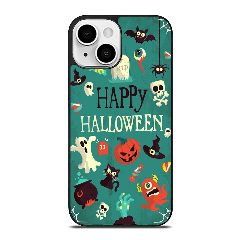 Happy Halloween Pumpkin Collage iPhone 13 Mini Case