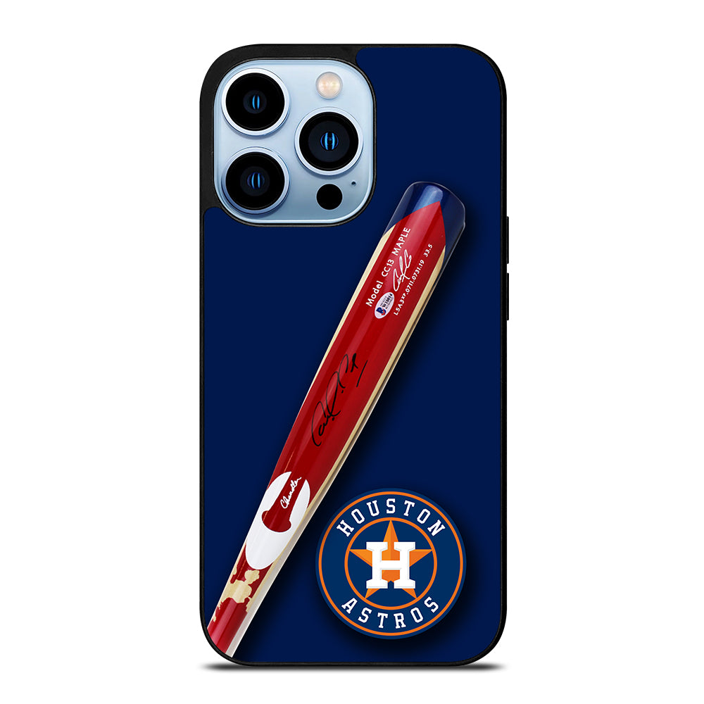 Houston Astros Correa's Stick Signed iPhone 13 Pro Max Case