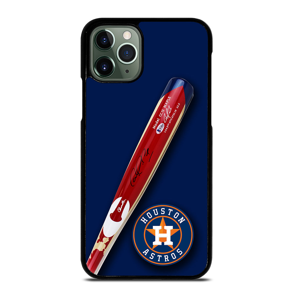 Houston Astros Correa's Stick Signed iPhone 11 Pro Max Case