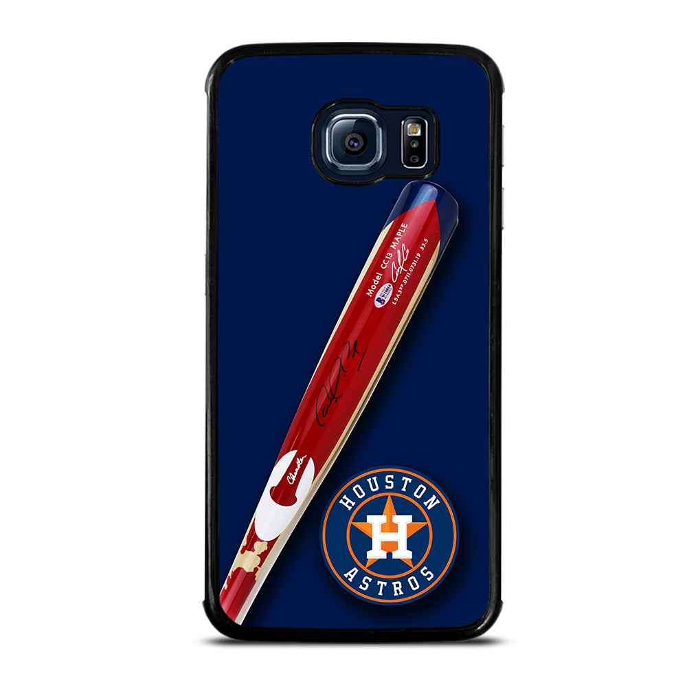 Houston Astros Correa's Stick Signed Samsung Galaxy S6 Edge Case